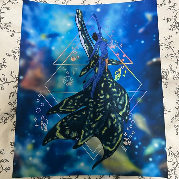 Avatar the Way of Water Custom Art Prints Set of Two - Picture 2 of 4